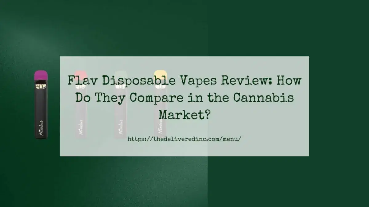 a disposable vape on a dark green surface
