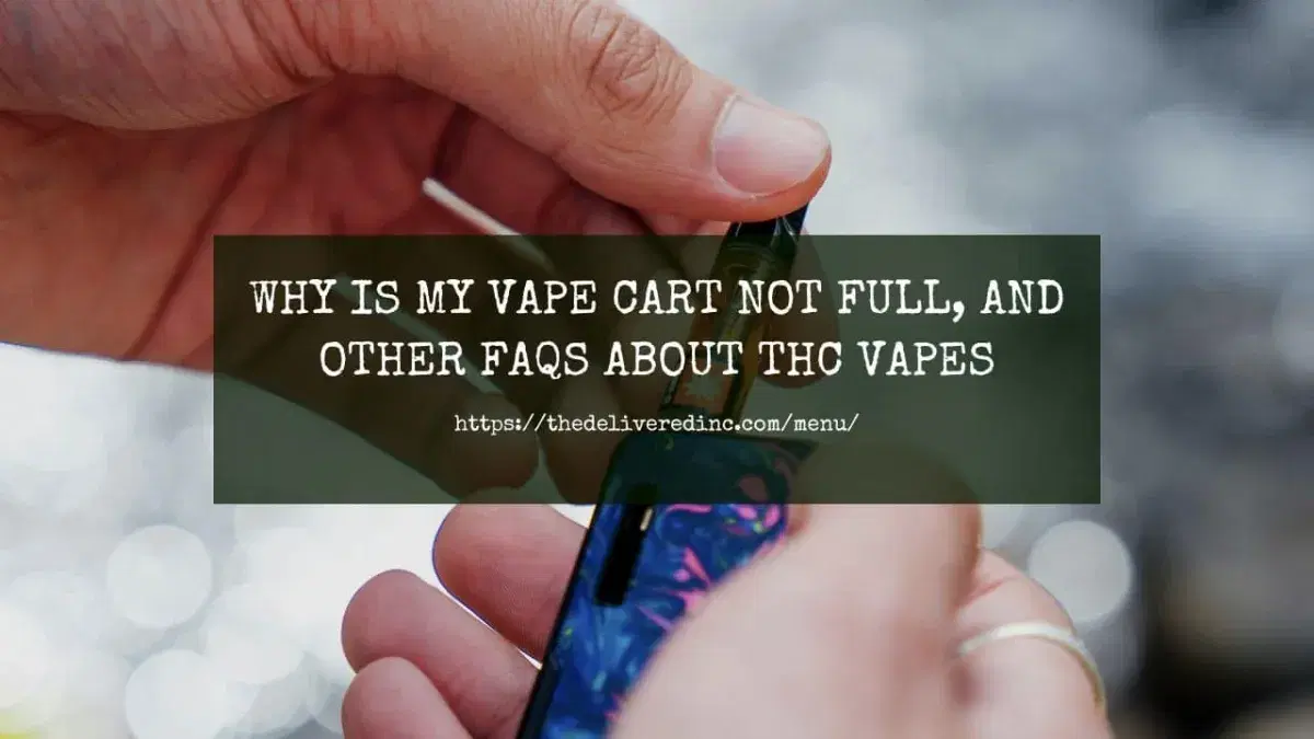 THC vape cartridges
