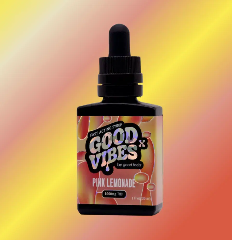 Good Vibes: 1,000mg Pink Lemonade | Fast Acting Liquid Gummies | TAX INCLD