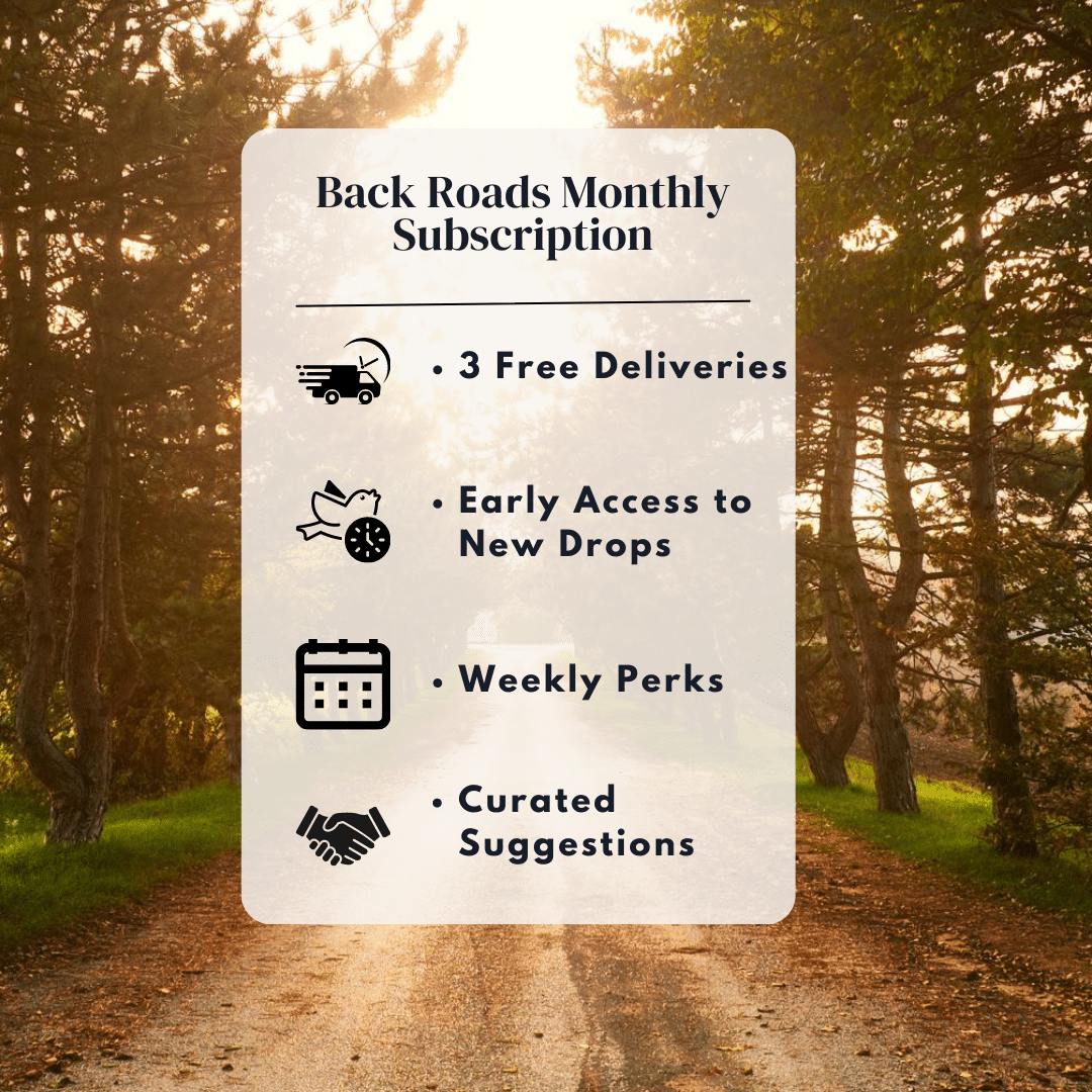 Delivered Back roads Subscription