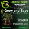 Green Zone x Delivered cannabis home delivery partnership